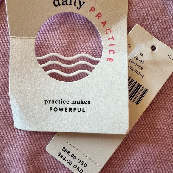 Anthropologie Daily Practice Half Pipe Mini Dress Pink Size Medium NWT - Picture 8 of 12